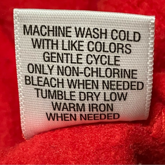 Breckenridge Woman Embroidered Snowman Red Double Collar Crewneck Sweatshirt - Picture 8 of 9